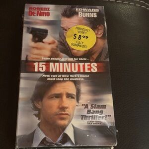 15 Minutes Movie VHS